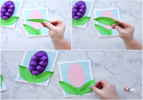 How to make and glue the petals