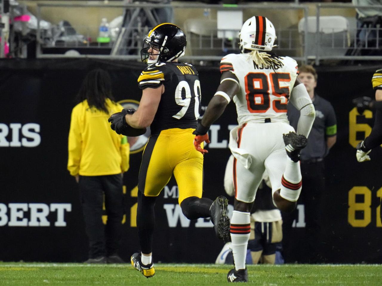 Watt's fumble return TD gives Steelers win over Browns, who lose Chubb to  knee injury | National Sports | meridianstar.com