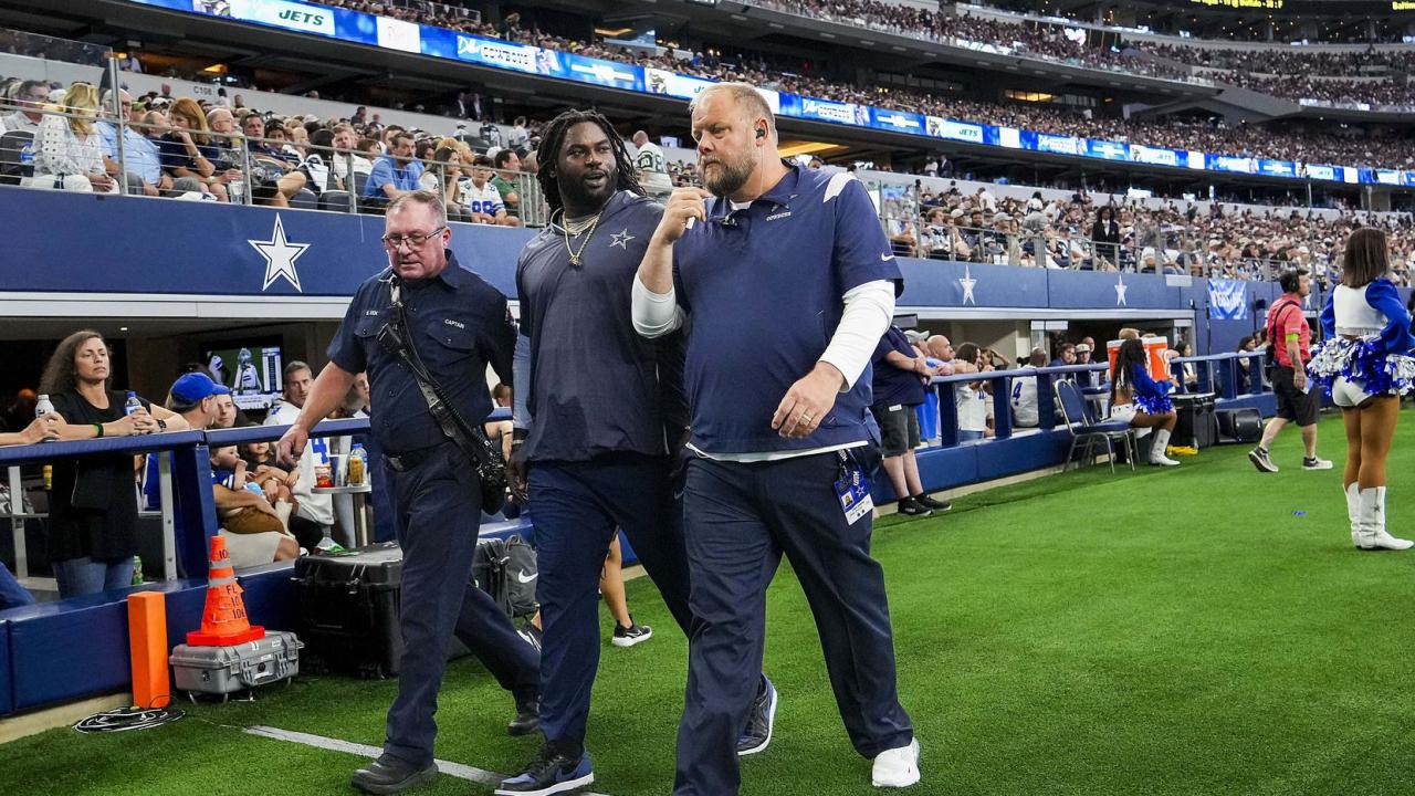 Cowboys sideline exclusive: Sharrif Floyd health scare vs. Jets springs  staff into action