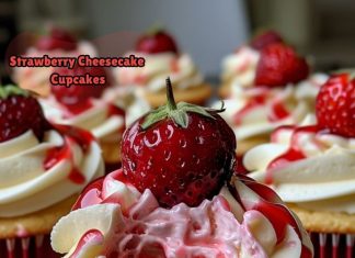 Strawberry Cheesecake Cupcakes